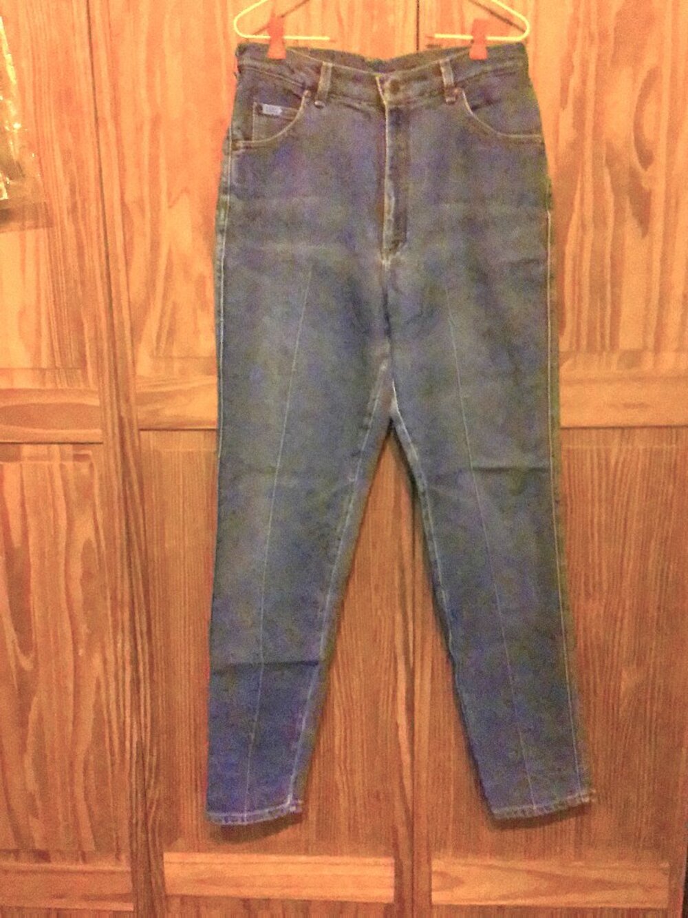 1990's Vintage Lee Mom High Rise Tapered Womens Denim Jeans Size 14 Long